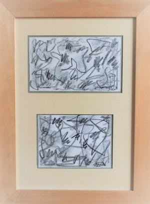 Andre van der Vossen - 2 tekeningen kopen? Bied vanaf 60!