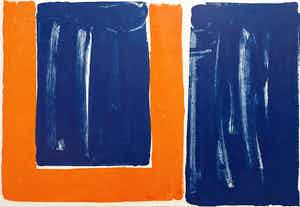 Adine Engelman - Abstracte compositie, monotype (unica) verkocht voor € 75!