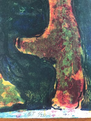 Reidar Magnus - Originele kleurenlitho - 1966 - Gesigneerd - 1/20 kopen? Bied vanaf 95!