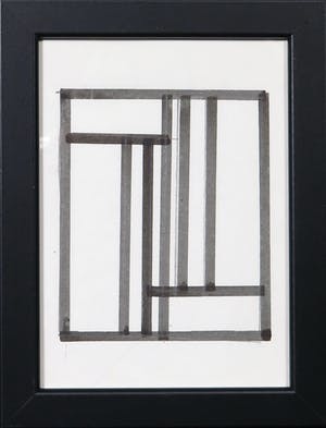 Siep van den Berg - Lot van drie abstracte composities - Ingelijst kopen? Bied vanaf 1!