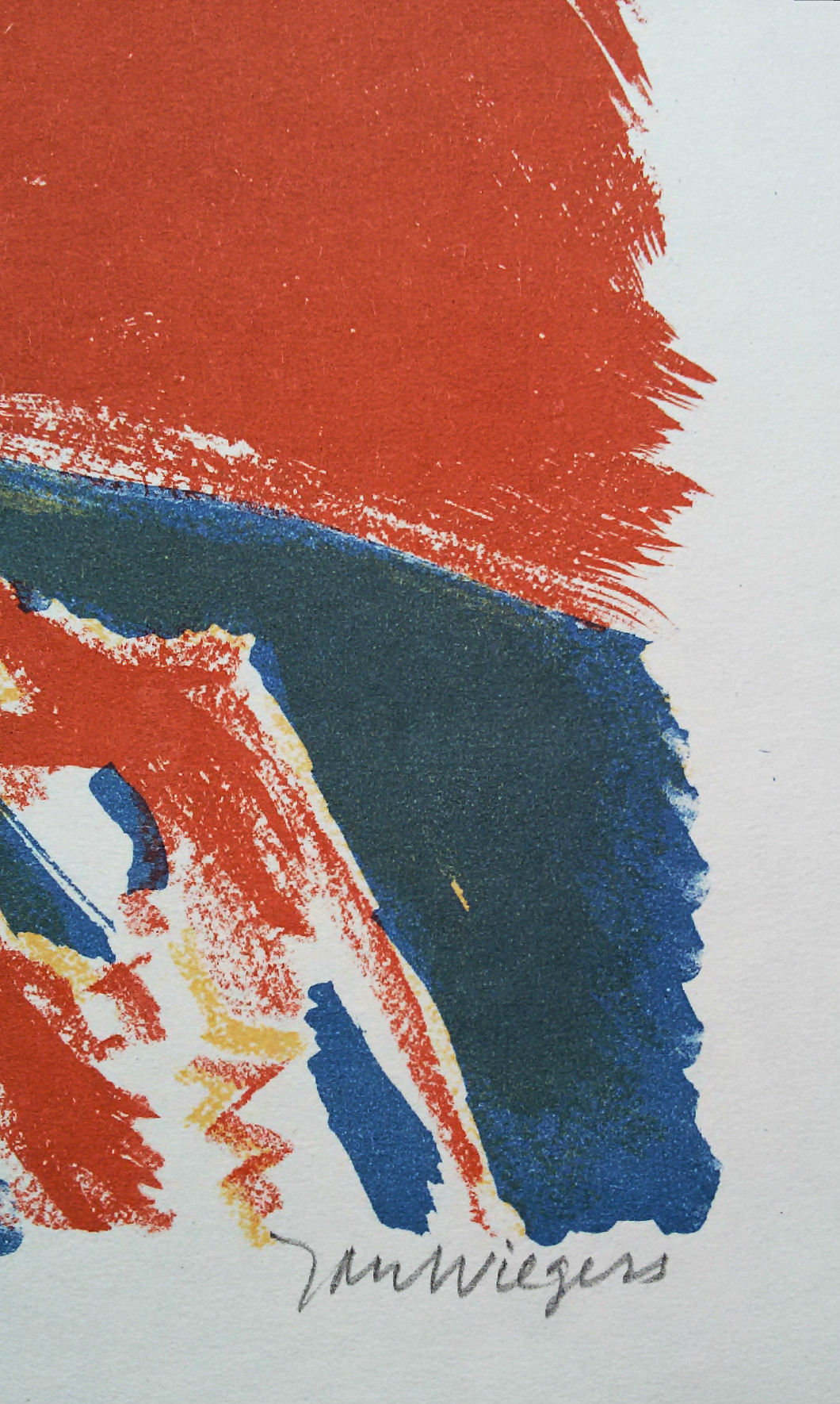 Jan Wiegers - Zittend naakt, litho kopen? Bied vanaf 125!