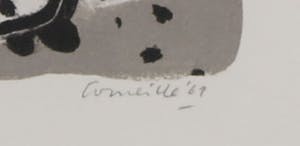 Corneille - Litho, Entre jour et nuit I - Ingelijst kopen? Bied vanaf 250!