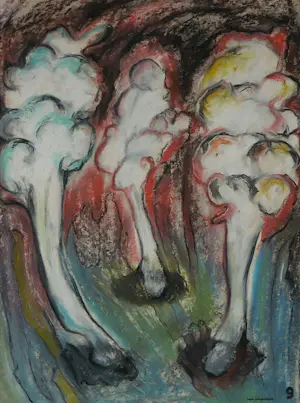 Buy Sophie Mellema - Lot van 7 werken op papier in diverse technieken - Ingelijst? Bid from 60!