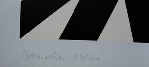 Peter Struycken - zeefdruk: geometrische compositie - 1966 kopen? Bied vanaf 249!