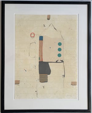 Cole Morgan - Kleurenlitho | 'Zonder titel' | 1992 (Mooi ingelijst) kopen? Bied vanaf 250!