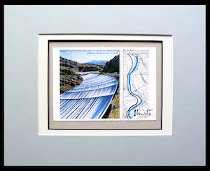 Christo - " Over the River " - Project for the Arkansas River " handgesigneerd inc. pptout kaufen? Bieten Sie von 109!