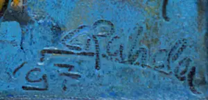 Liesbeth Rahder - Olieverf op doek: Berberblauw - 1997 kopen? Bied vanaf 299!