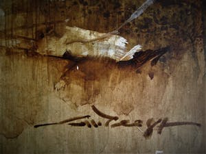 Niet of onleesbaar gesigneerd - gesigneerde jaren 50 Aquarel "vissersboten in Haven Stavoren Friesland" kopen? Bied vanaf 10!