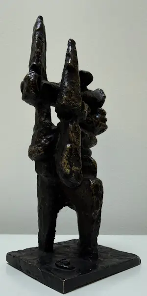 Wessel Couzijn - bronzen sculptuur | 'Ruiter te paard' | 1974 kopen? Bied vanaf 600!
