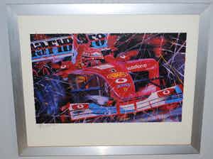 Eric-Jan Kremer - Formule I - ingelijste zeefdruk verkocht voor € 35!