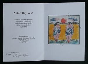 Anton Heyboer - Baddames aan het strand - kopen? Bied vanaf 425!