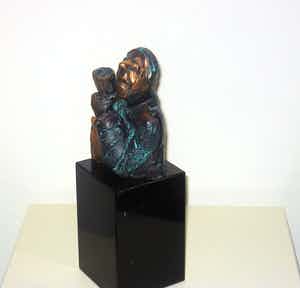 Sjer Jacobs - Santé (brons op marmeren sokkel) verkocht voor € 500!