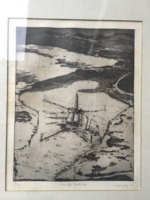 Cor van Haasteren - Innerlijk Landschap - Ets 7/15 (28 x 22 cm) 1976 kopen? Bied vanaf 1!