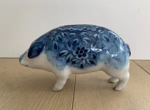 Koninklijke Tichelaar Makkum - Spaarvarken handgeschilderd kopen? Bied vanaf 100!