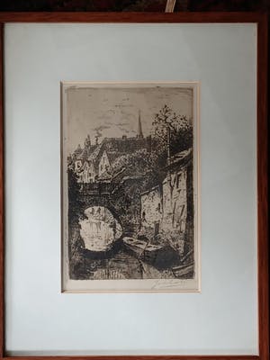 Jan Antonius van Schooten - De Dieze achter de Hinthamerstraat in s-Hertogenbosch. kopen? Bied vanaf 45!