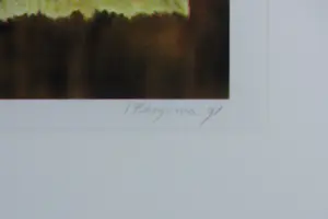 Patrick Bergsma - Zeefdruk op papier, Rennende hond - Ingelijst kopen? Bied vanaf 80!