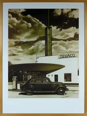 Araun Gordijn - Giclée, Texaco - Ingelijst vendu pour 95€ !