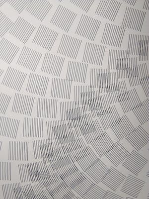 Peter ten Hoorn - Variatie op Ritme 7 - Abstracte lijntekening kopen? Bied vanaf 1!