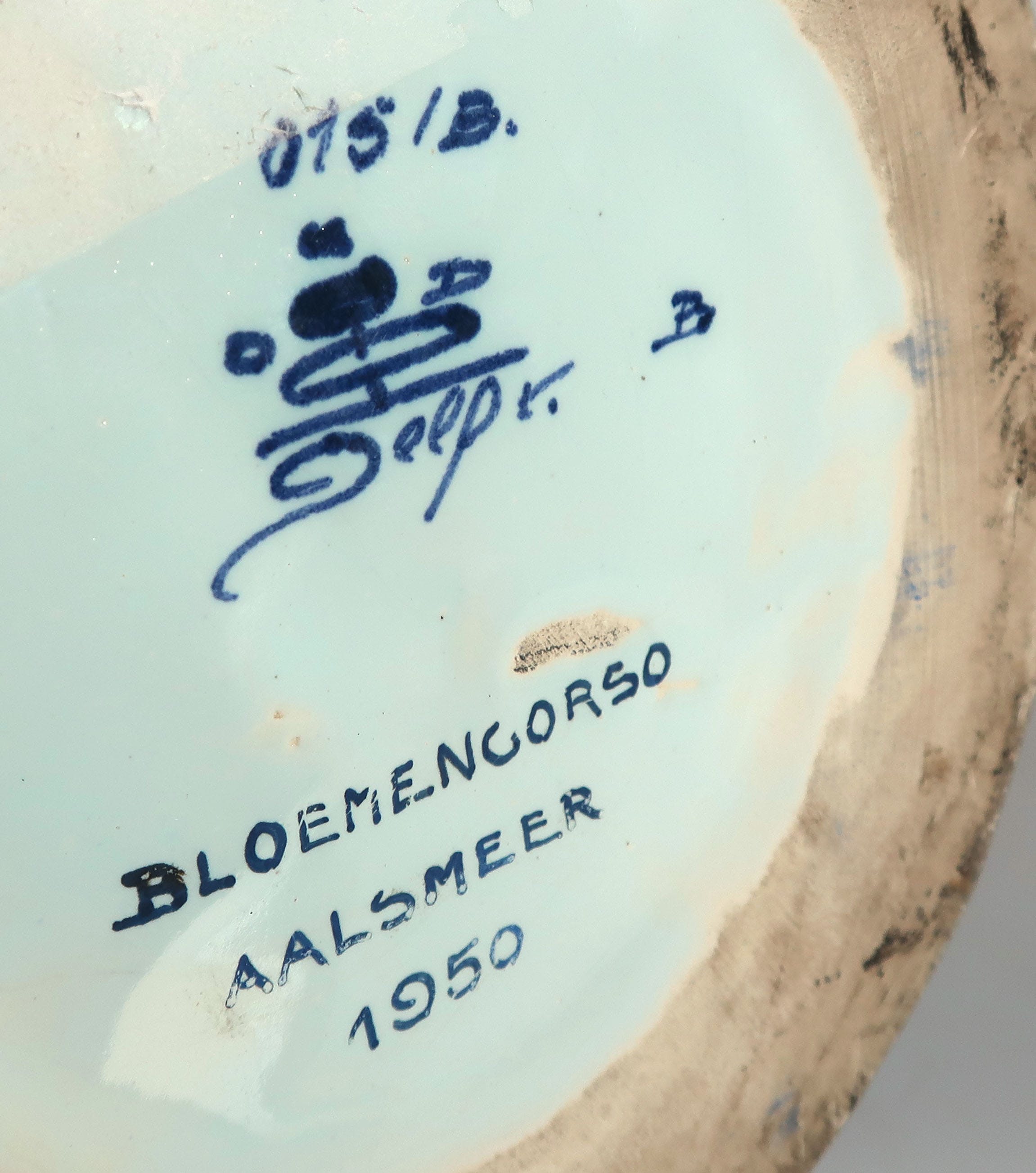 Potterie Oud Delft - Keramiek, Vaas (Zeer groot) kopen? Bied vanaf 50!