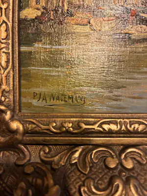 Pieter Wagemans - Romantic city scape kopen? Bied vanaf 175!