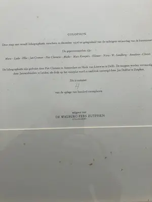 Paul Citroen - 12 lithografieën, compleet en ingelijst kopen? Bied vanaf 150!