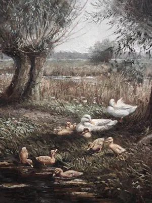 Henk Roosink - Eenden in polderlandschap kopen? Bied vanaf 195!