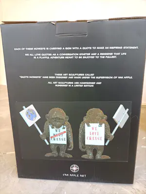 Diederik Van Apple - Quote Monkey - Life is Beautiful kopen? Bied vanaf 175!