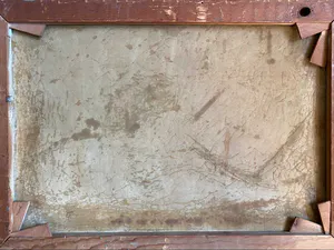 Frans Hoos - Landschap met schuur en praam kopen? Bied vanaf 50!