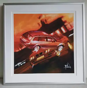 Marcel Bastiaans - Gelitimeerde zeefdruk "BMW in beeld" kopen? Bied vanaf 50!