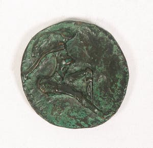 Jits Bakker - Bronzen penning, Naakt kopen? Bied vanaf 50!