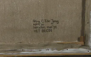 Petra de Jong - Olieverf op doek, Het begin - Ingelijst kopen? Bied vanaf 1!