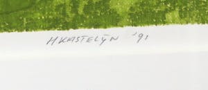 Henk Kastelijn - Kleurenets, Lelies - Ingelijst kopen? Bied vanaf 35!