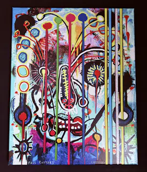 Paul Indrek Kostabi - & Giuseppe Fortunato (Italië - Europa - 1956). Titel: KF0920. kopen? Bied vanaf 180!