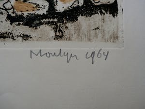 Jan Montyn - Ets: Image of Dylan Thomas - 1964 kopen? Bied vanaf 115!
