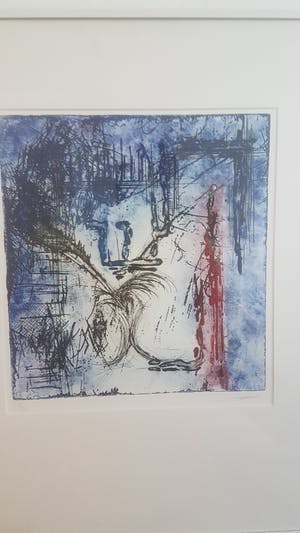 Olivier Beijn - Mooie abstracte zeefdruk kopen? Bied vanaf 50!