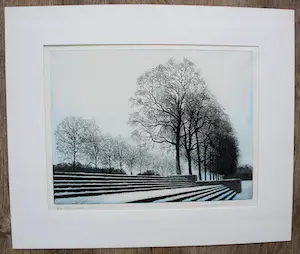 Wim Bettenhausen - Ets: Kensington Gardens (Londen)- 1982 kopen? Bied vanaf 200!