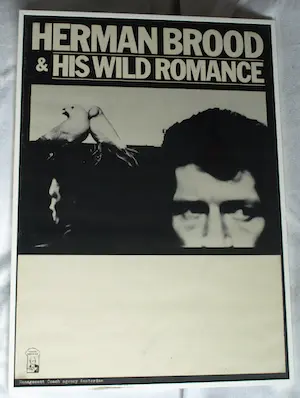 Herman Brood - Affiche , Herman Brood & His Wild Romance – 1988 – Coach Agency kopen? Bied vanaf 1!