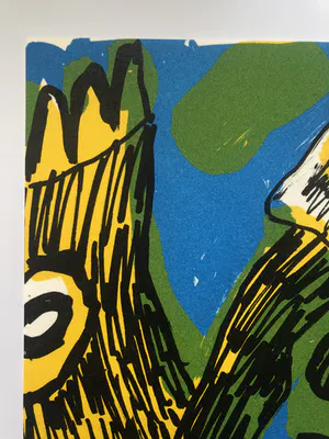 Bengt Lindstrom - Twee originele gekleurde lithografieën - Gesigneerd - XXV kopen? Bied vanaf 80!