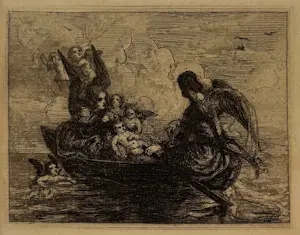 Theodoor Schaepkens - Mensen, heiligen, engelen en een hond (tien etsen) kopen? Bied vanaf 100!