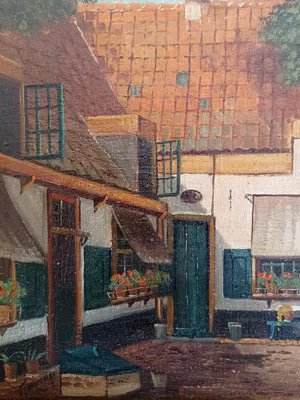 Albert Torringa - Het hofje van Loo te Haarlem. kopen? Bied vanaf 79!