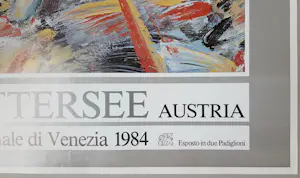 Christian Ludwig Attersee - Original Ausstellungsplakat Biennale Venedig Venezia 1984 kopen? Bied vanaf 40!