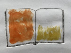 Leon Adriaans - Handgekleurde ets | 'Boeken' | 1985 (Uniek werk) kopen? Bied vanaf 250!