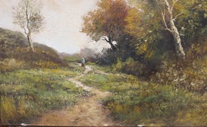 Toon Wildeboer - duinlandschap met figuur kopen? Bied vanaf 10!