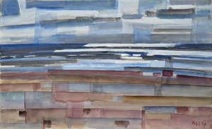 Phil Grisel - Strand Texel 1957 kopen? Bied vanaf 50!