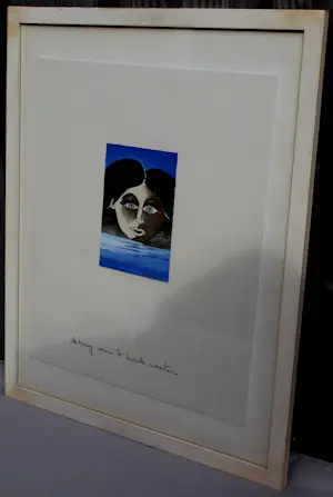 Ans Wortel - Ingelijste aquarel: de berg van 't koele water - 1971 kopen? Bied vanaf 225!