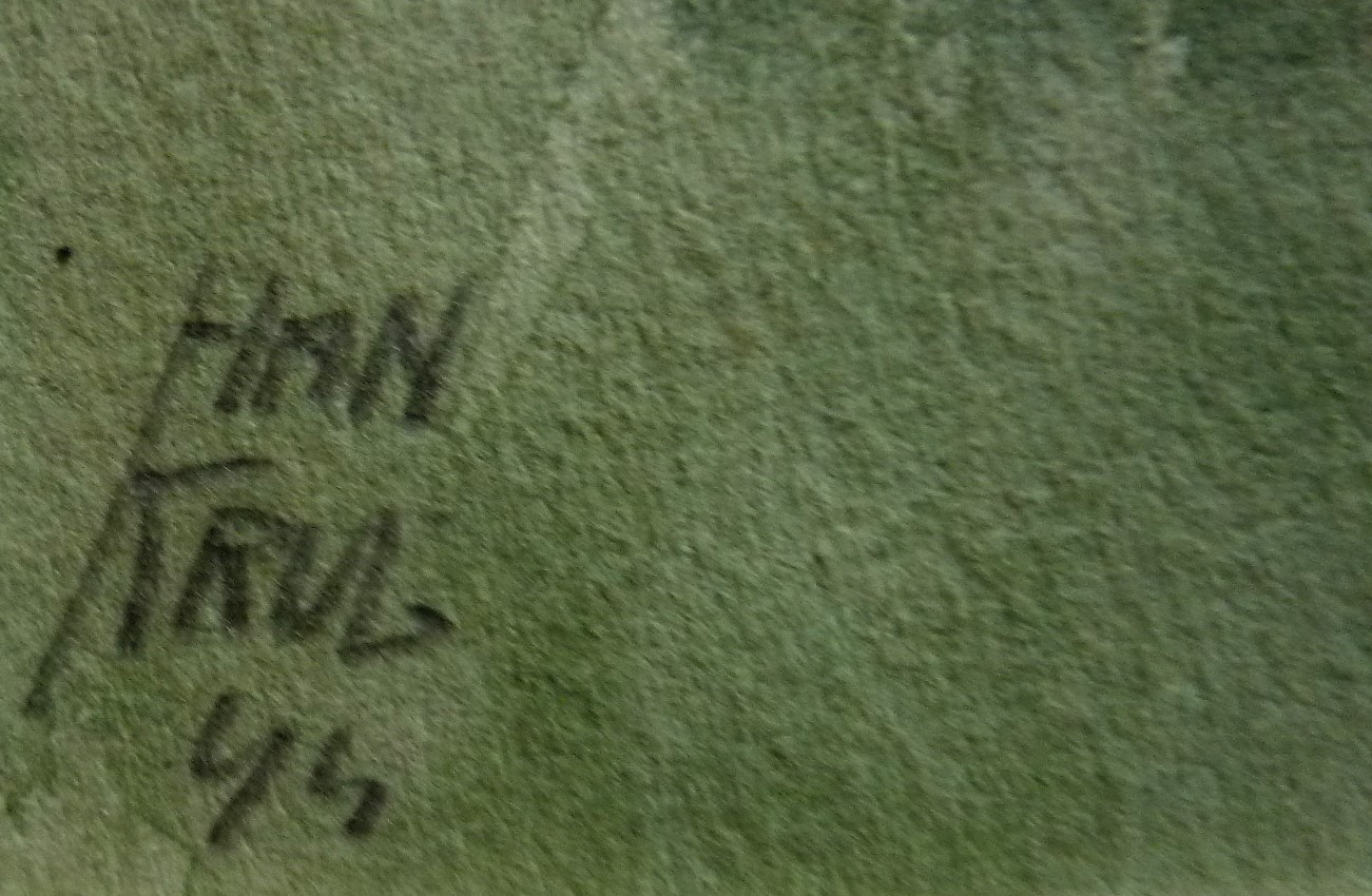 Han Krug - Aquarel "Geldersche Boerderij" 29 Juni 1944 kopen? Bied vanaf 36!