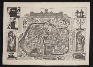 Hendrik Keur - en Jacob Keur, Kopergravure - Jerusalem kopen? Bied vanaf 10!