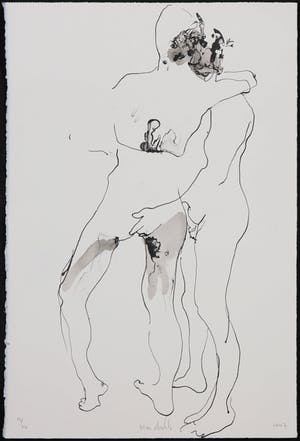 Sam Drukker - Litho, Staand II kopen? Bied vanaf 35!