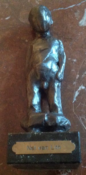 Nel van Lith - Jongetje met afgezakte broek kopen? Bied vanaf 150!