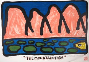 Mark Brusse - Zeefdruk, The Mountain-Fish kopen? Bied vanaf 1!